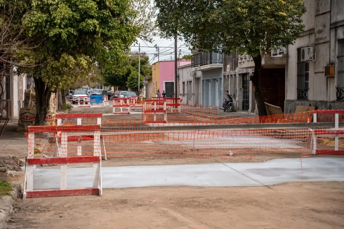 Comienza la etapa final en la reconstrucción total de la calle Andrade, entre Rucci y Aguado