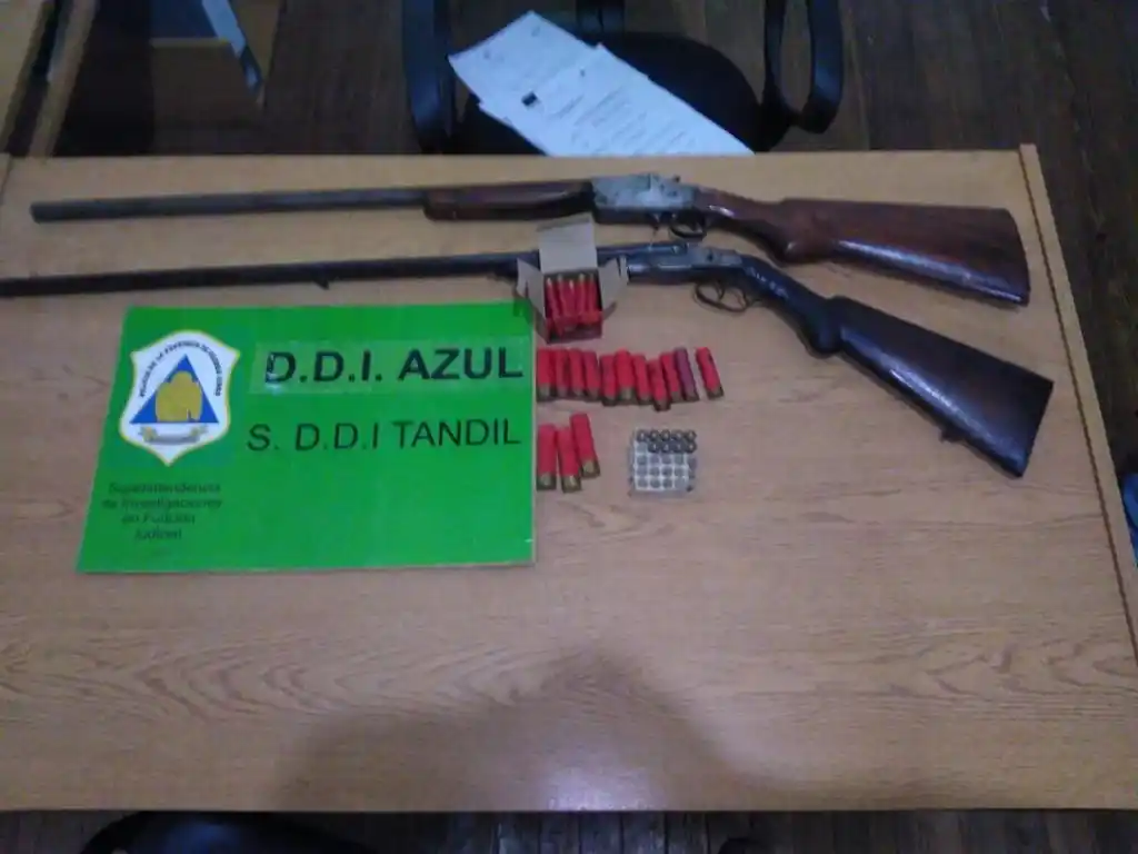 Por amenazas agravadas, secuestran  armas de fuego en una vivienda