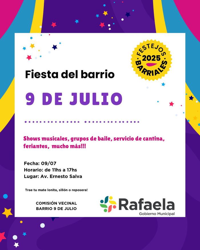 Fiesta del barrio 9 de julio