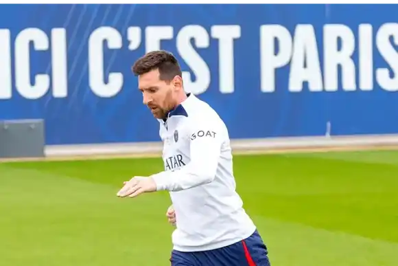 Messi regresó a los entrenamientos con el PSG