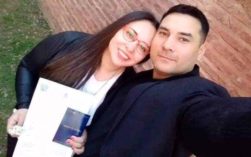 Verónica Franco y Brian Lescano se casaron