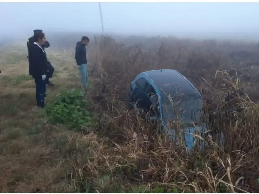 Accidente en Ruta Provincial Nº 35: un conductor fue trasladado al hospital por precaución