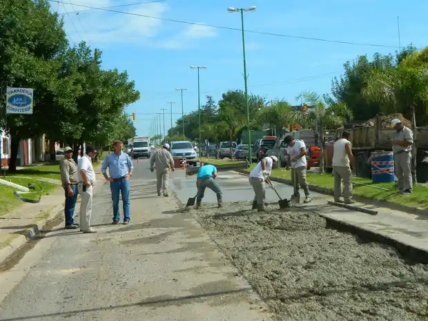 Obras Públicas: Trabajan en la reparación del Boulevard Pedro Jurado