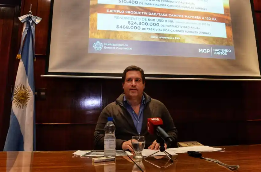 Caminos Rurales: Mourelle justificó el veto a la reducción de la tasa