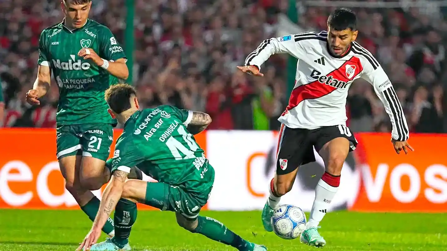 River no pudo en Junín, empató con Sarmiento y sigue afuera de los ocho