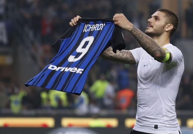 Icardi hizo tres y el Inter le ganó el clásico al Milan