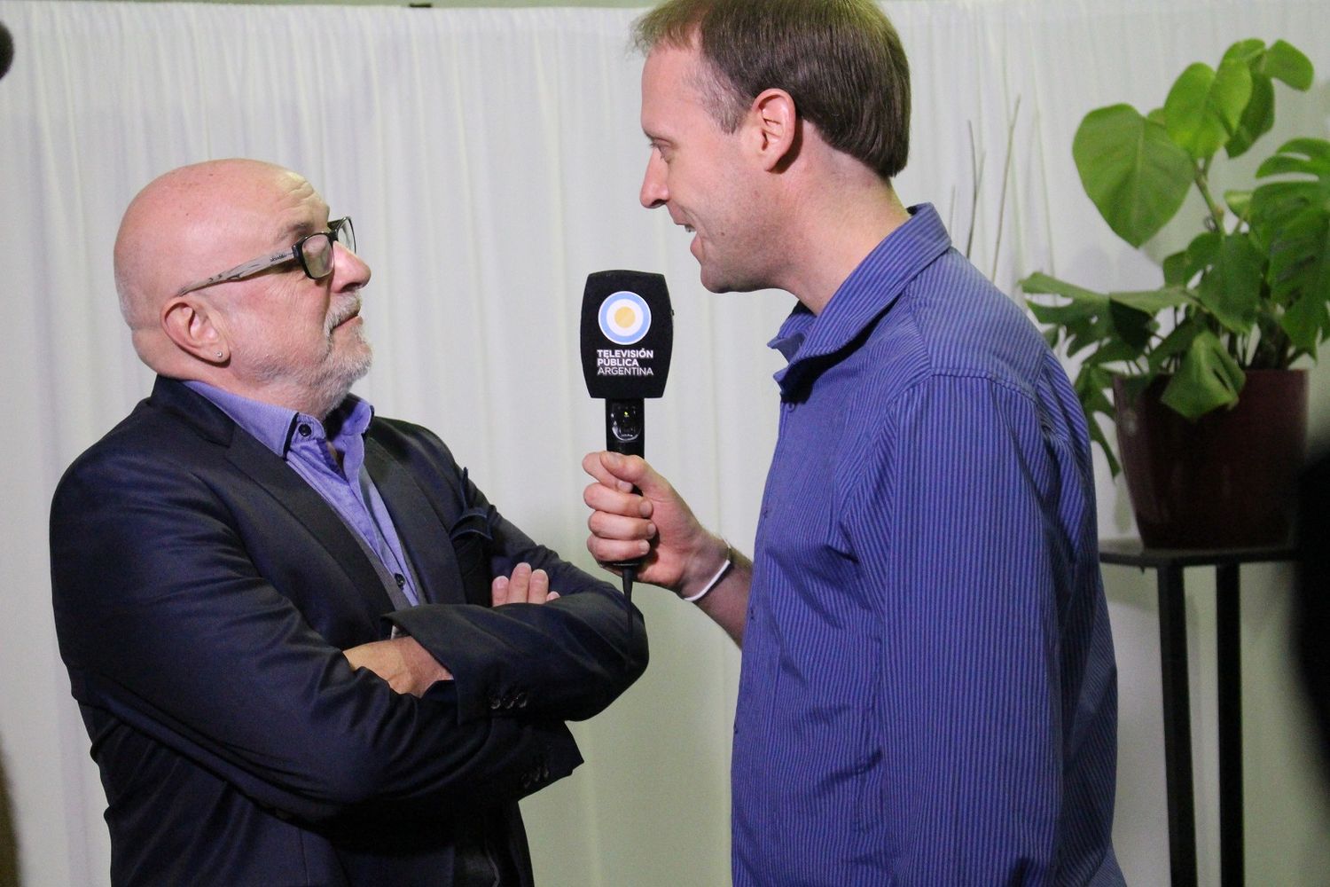 Gustavo Werner cubrió la Fiesta Nacional de la Avicultura para la TV Pública