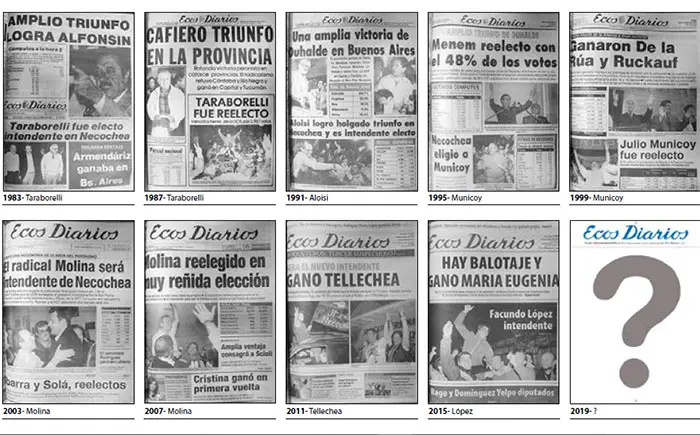 Intendentes elegidos desde 1983