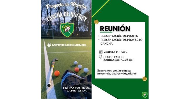 Reunión del TARHC en San Agustín por el proyecto de la cancha de hockey