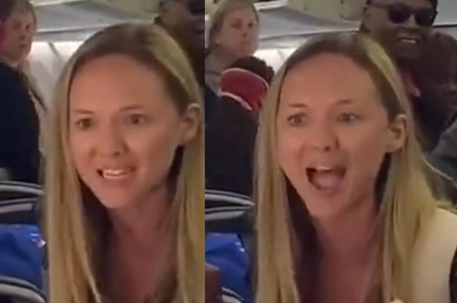 La escena terminó en una discusión a los gritos