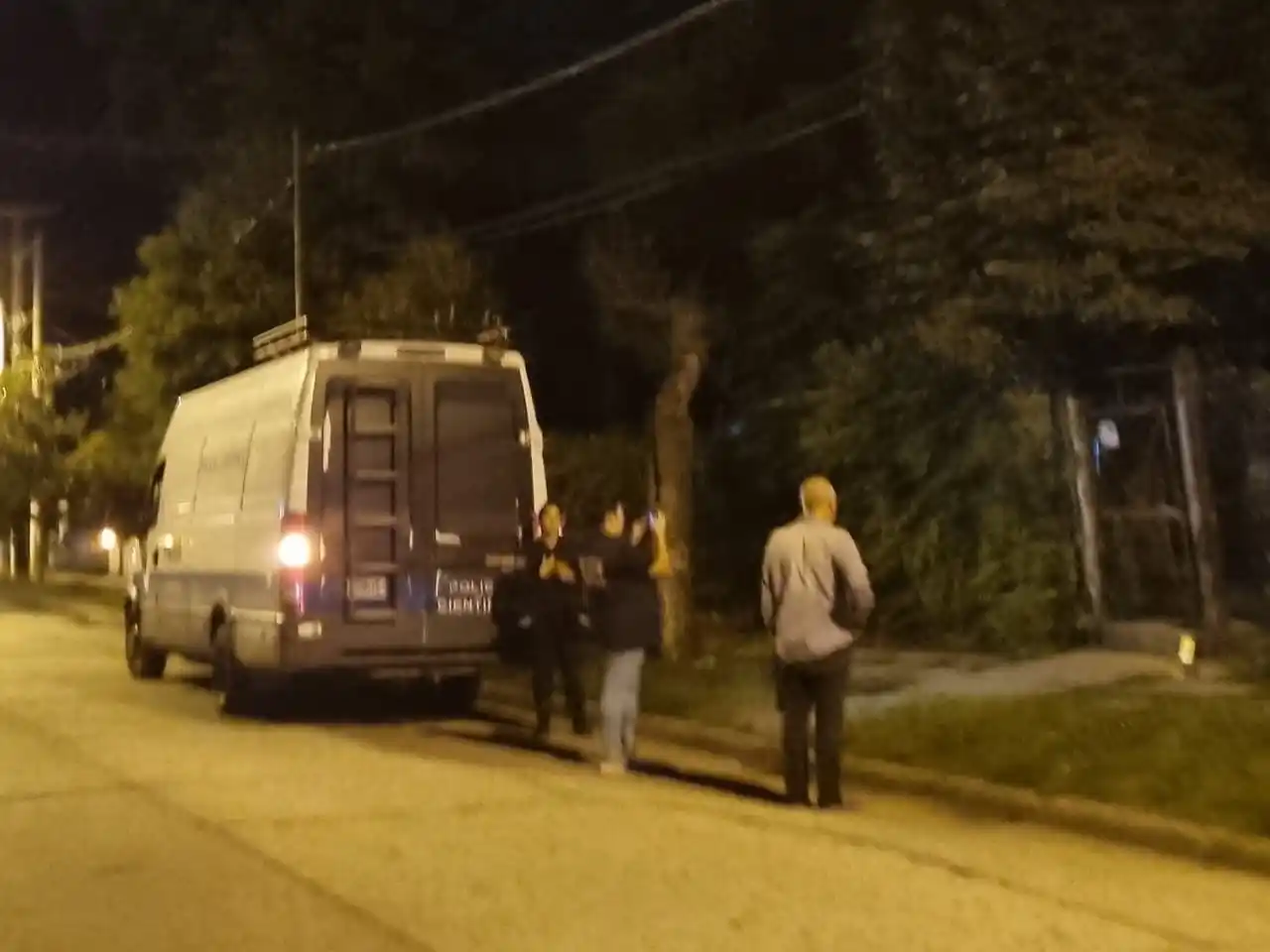 Policía Científica practicó las pericias de rigor.