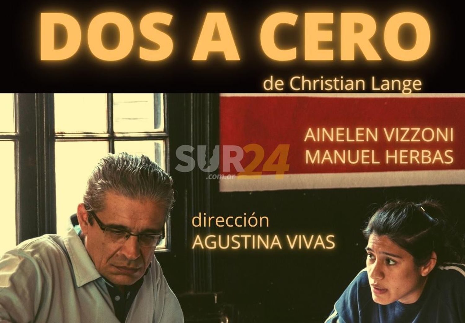 “Dos a cero”, de Christian Lange, se presentará en Teatro Malandra