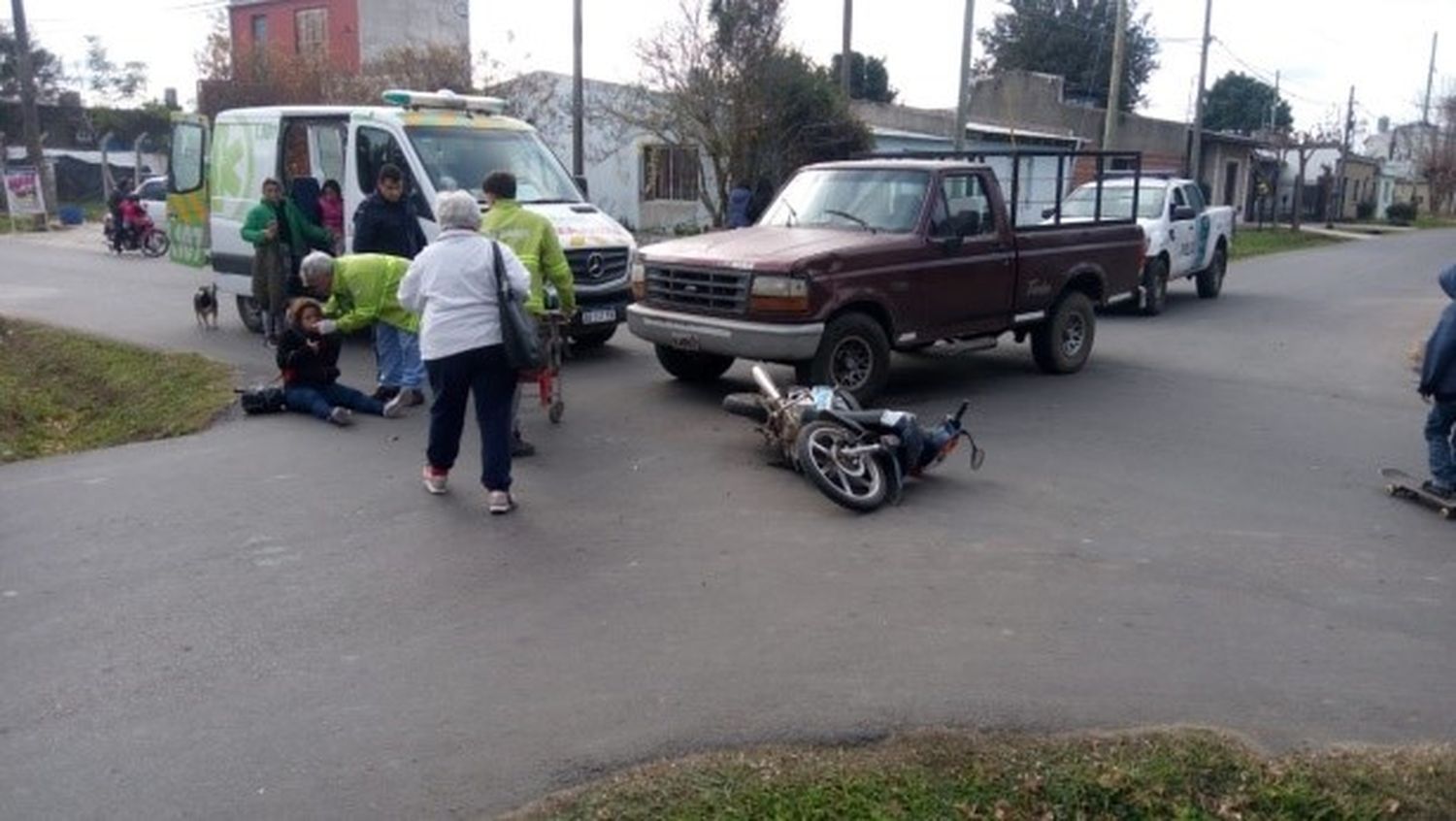 Accidente Moto Hernández