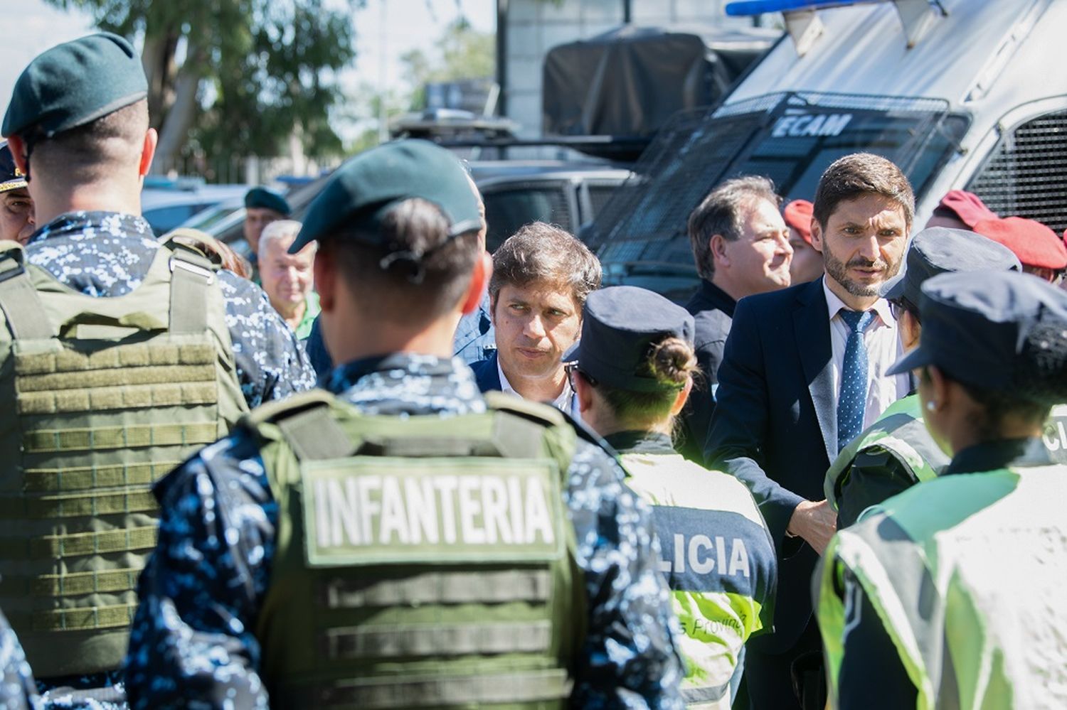 Junto a Pullaro, Kicillof anunció una base de operaciones tácticas en San Nicolás
