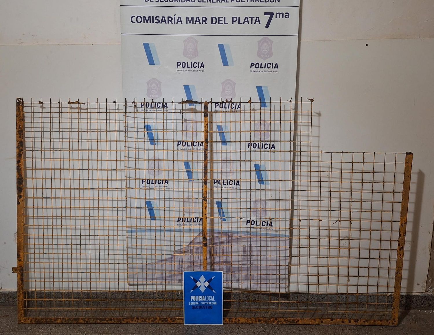 Anticipado: robó una reja y terminó tras las rejas