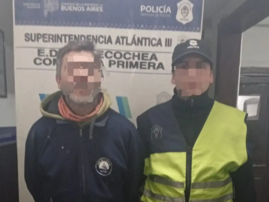 Un sujeto aprehendido
