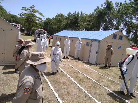 Inaugurada zona de triaje del Centro de Aislamiento Los Caracas