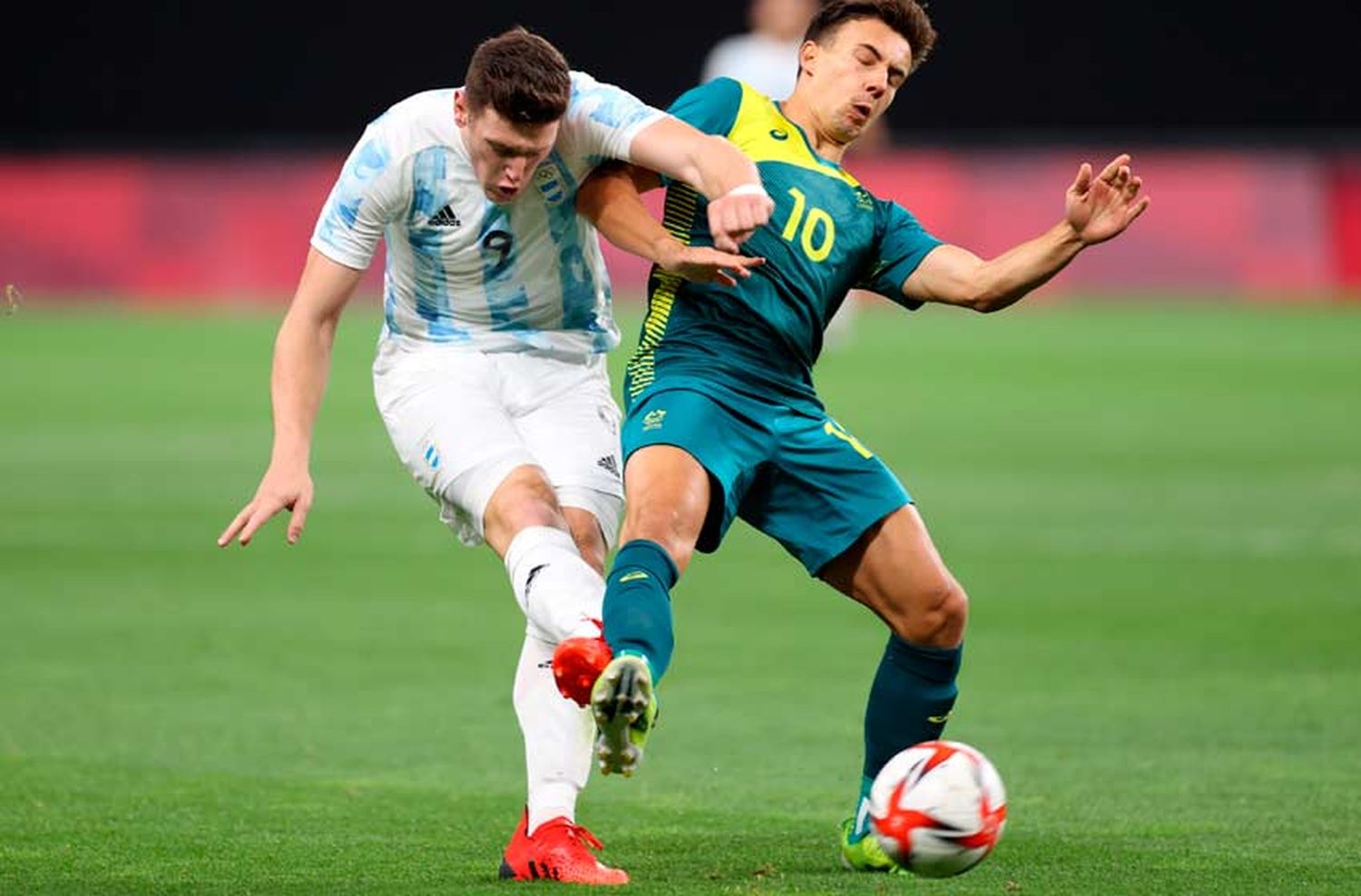 Fútbol masculino: duro traspié de Argentina en su debut ante Australia