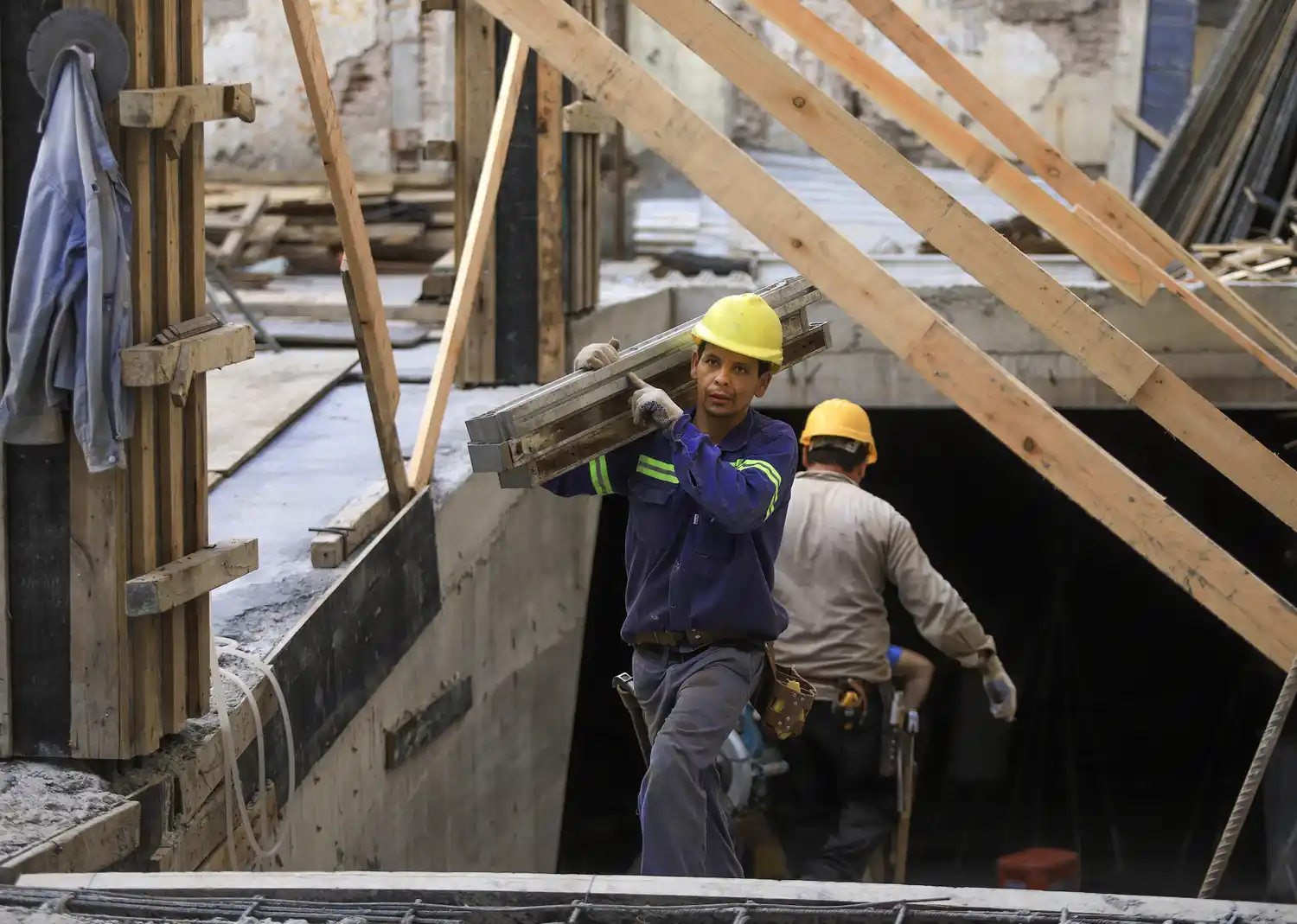 Se observa un sostenido crecimiento en el rubro de la construcción.