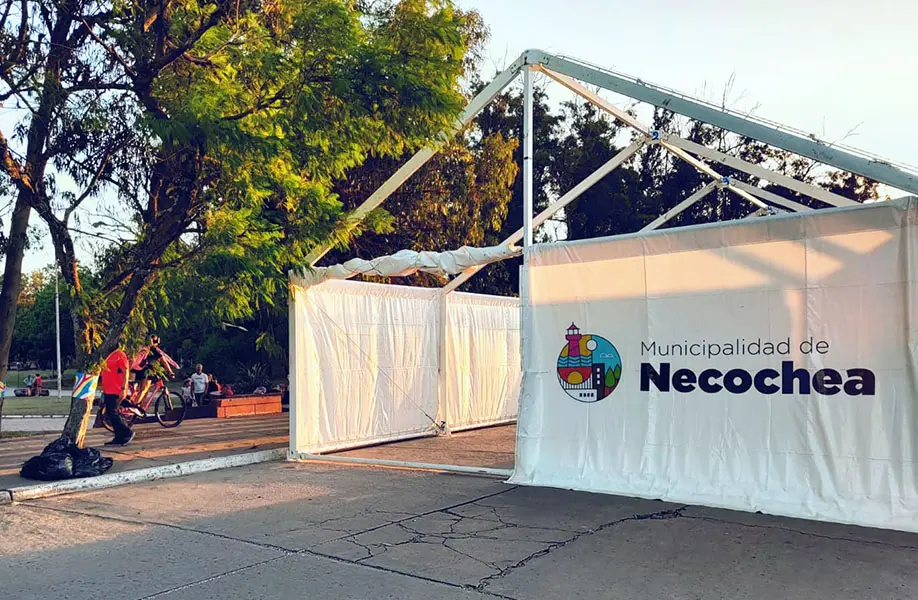 Festival Infantil. Preparativos en el Parque