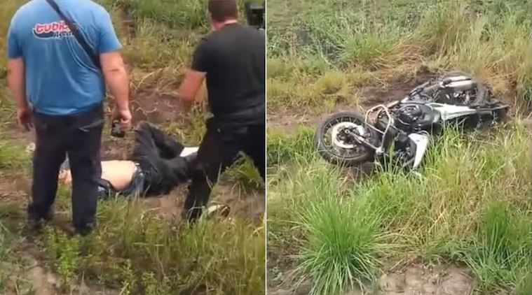 El exboxeador Marcos “Chino” Maidana sufrió un terrible accidente con su moto y quedó internado