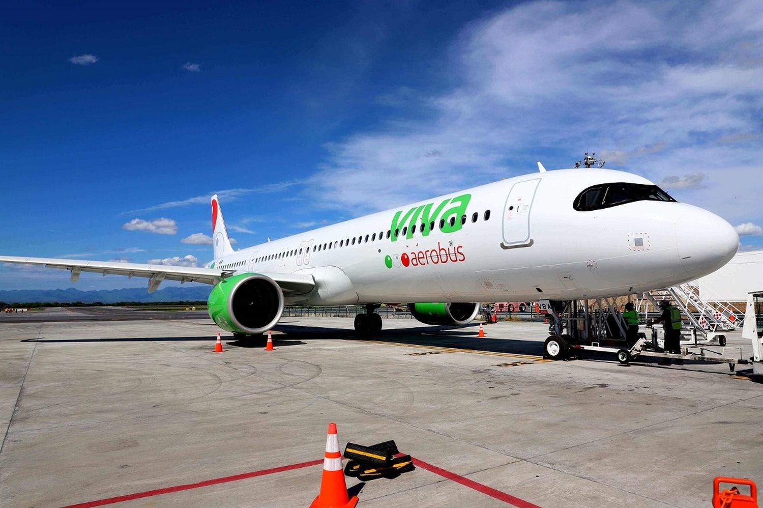 Viva Aerobus received its first aircraft of the year