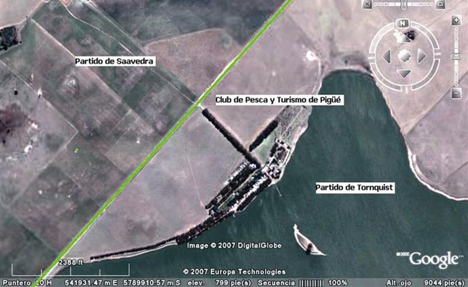 Por ley modifican los límites de Saavedra y Tornquist