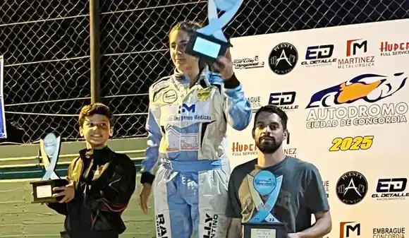 Se corrieron las competencias de Karting en el Autódromo Ciudad de Concordia