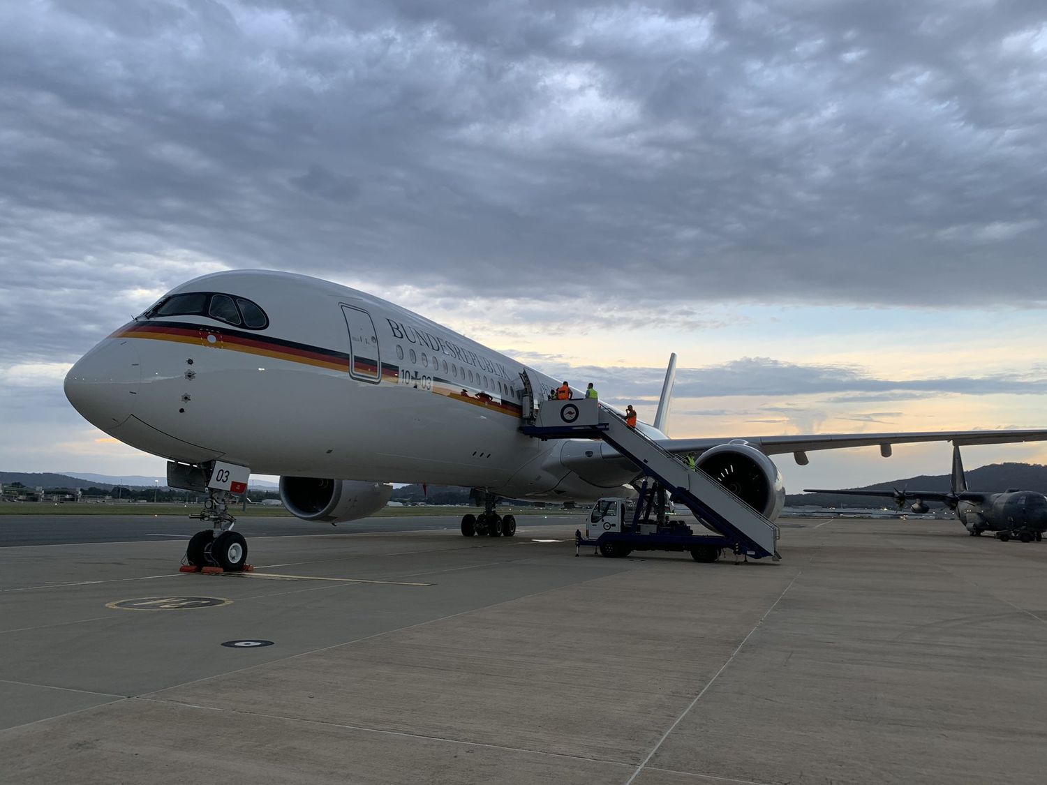 El Airbus A350 VIP de la Fuerza Aérea Alemana da la vuelta al mundo