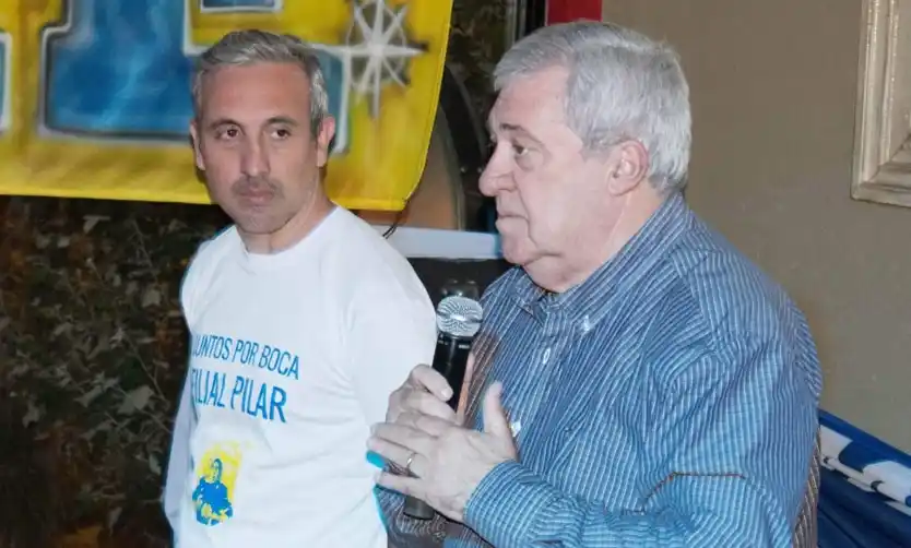 Pitronaci y Ameal, en un acto realizado en Pilar la semana pasada.