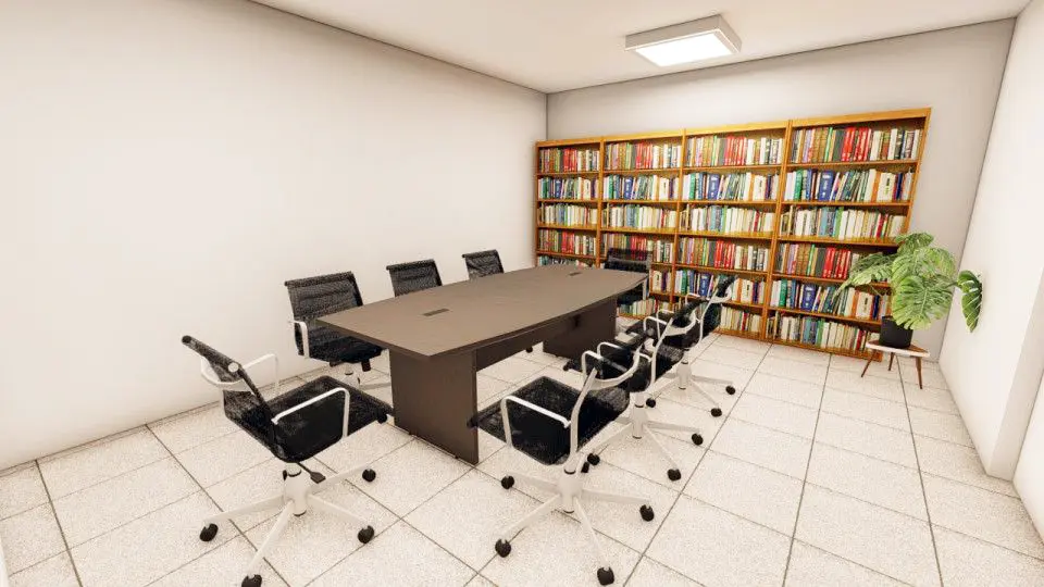 Nuevo aspecto. De un sector del hospital municipal