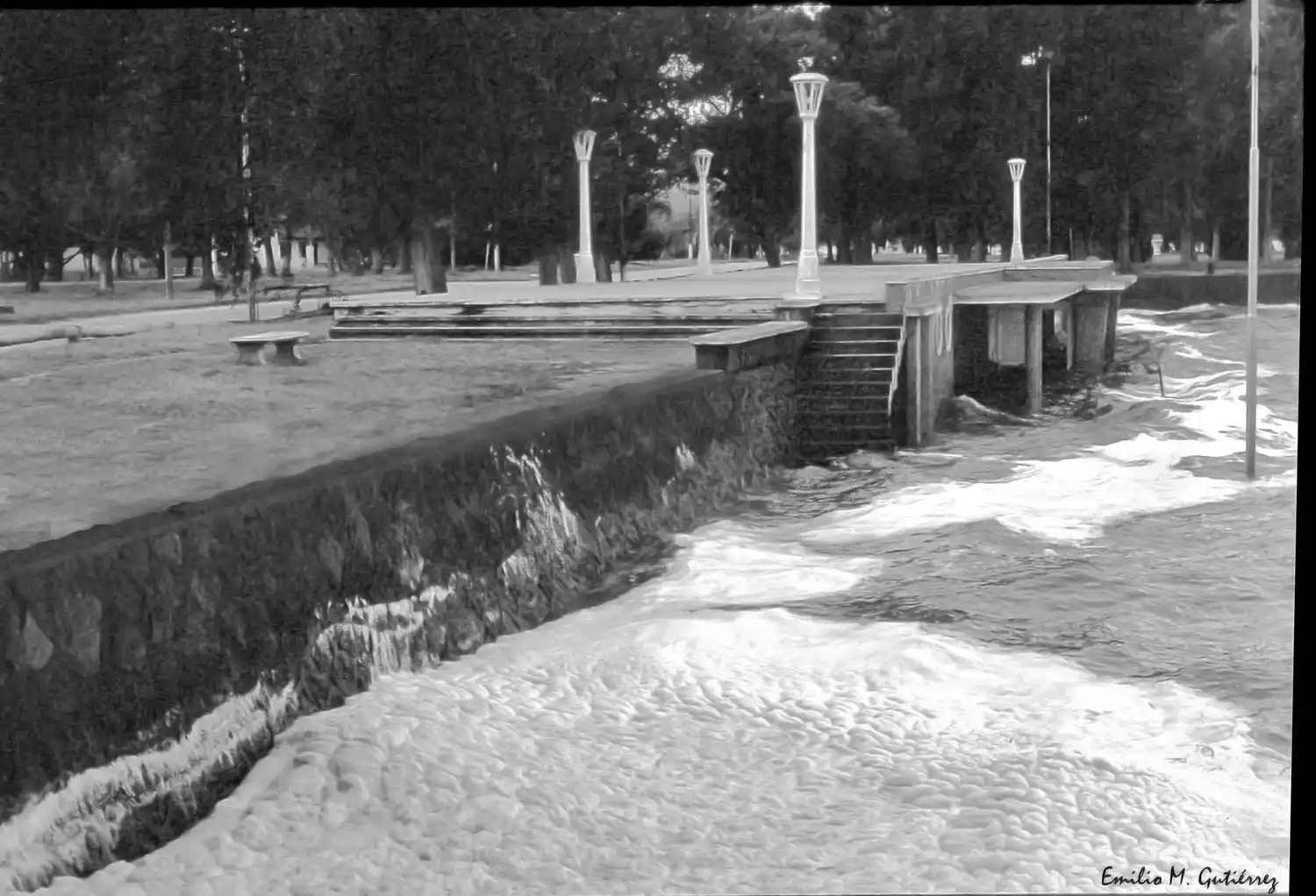 Una postal del pasado y el presente en el balneario Lamadrid resignifica la historia costera de Chascomús