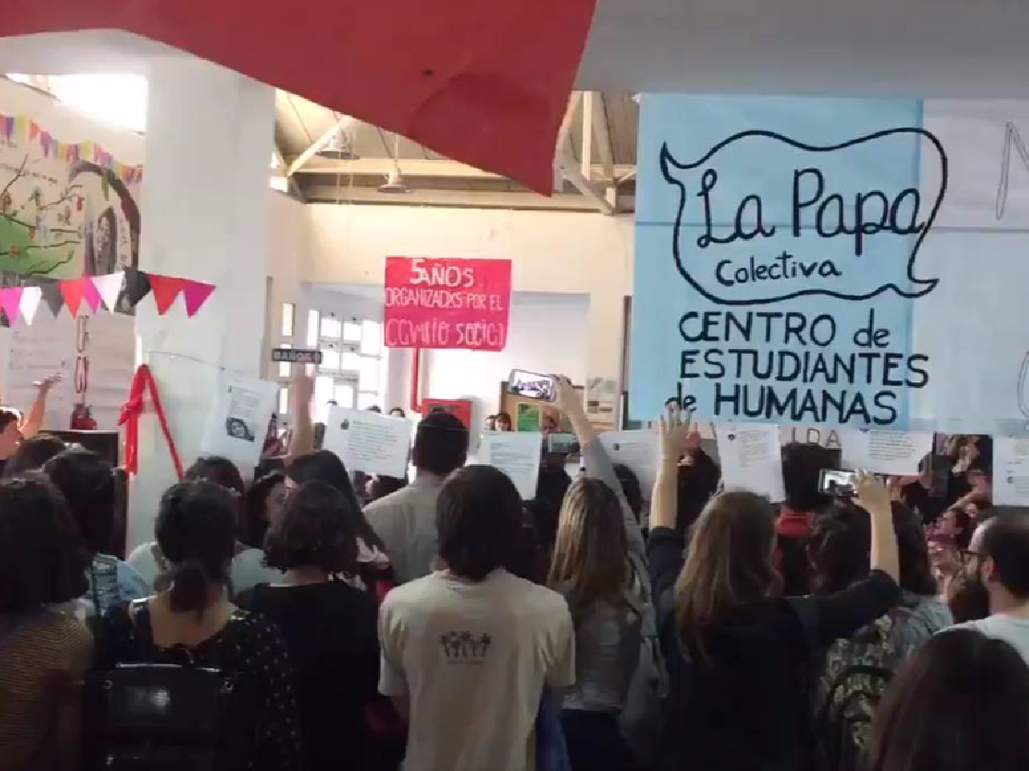 Estudiantes decidieron tomar la Universidad de Villa María