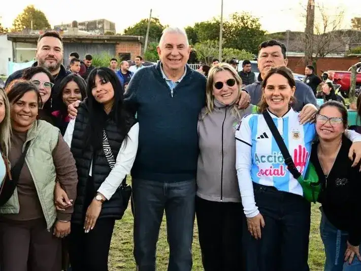 Jofré acompañó al programa La Muni
en tu barrio en el barrio San Pedro