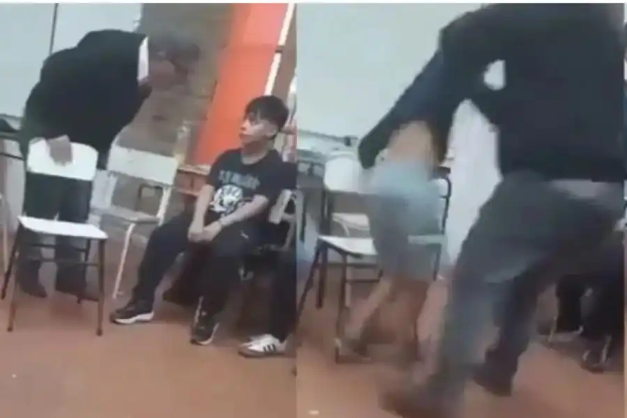 VIDEO | Impactante: apartaron del cargo a un profesor que maltrataba a sus alumnos