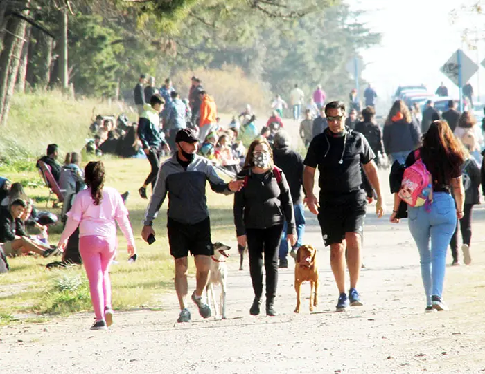 La máxima alcanzó los 22°