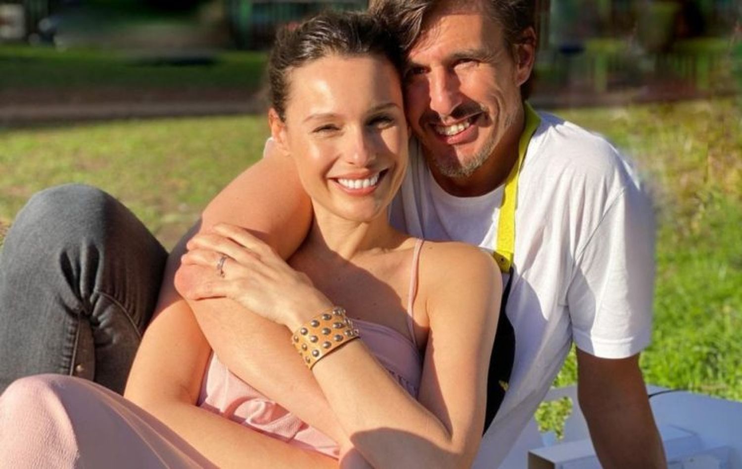 Pampita y Roberto García Moritán esperando su primer hijo