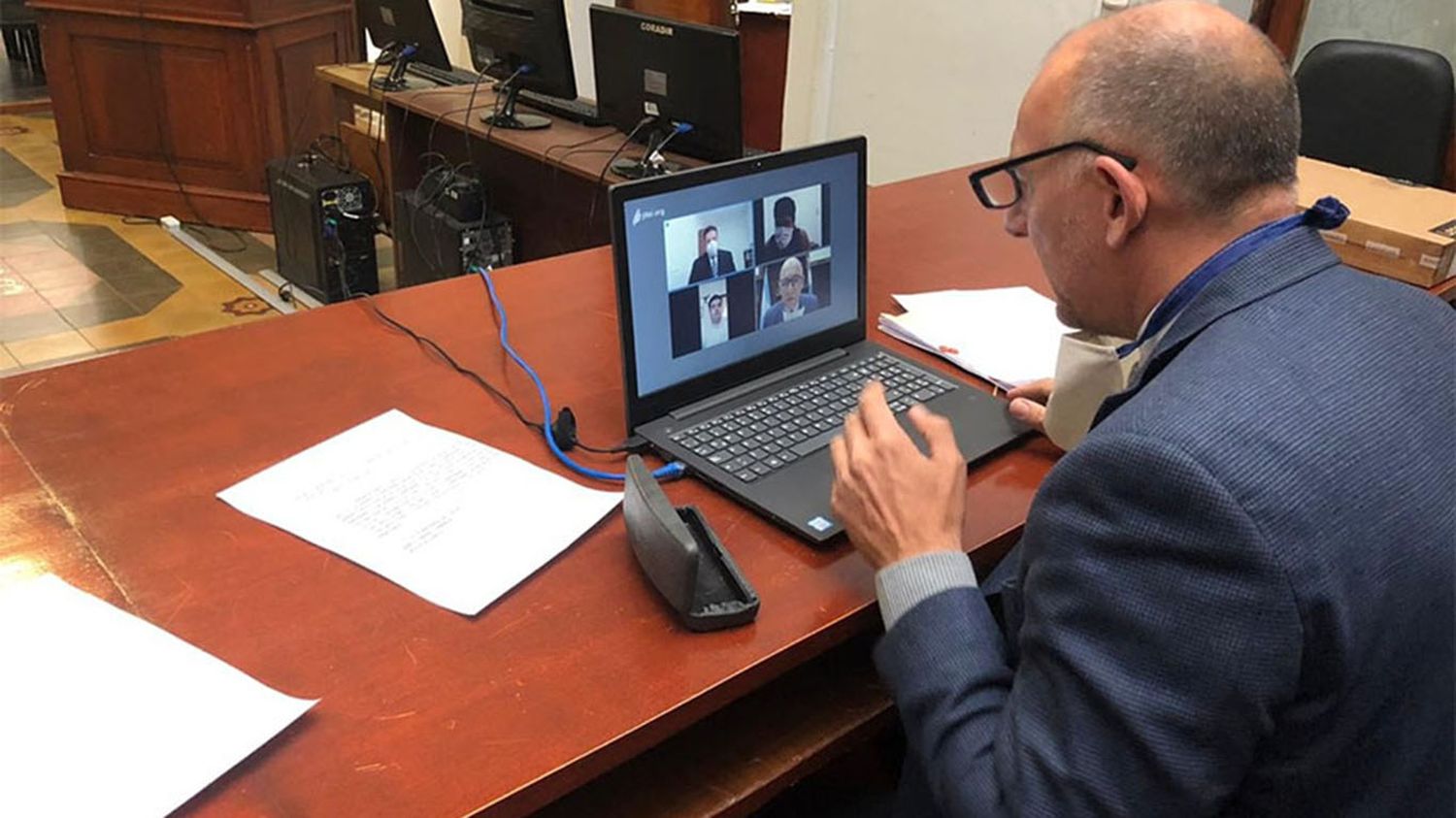 Gualeguay realizó un juicio  abreviado por videoconferencia