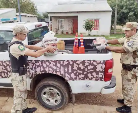 Operativo conjunto: secuestran carne vacuna y elementos de interés
