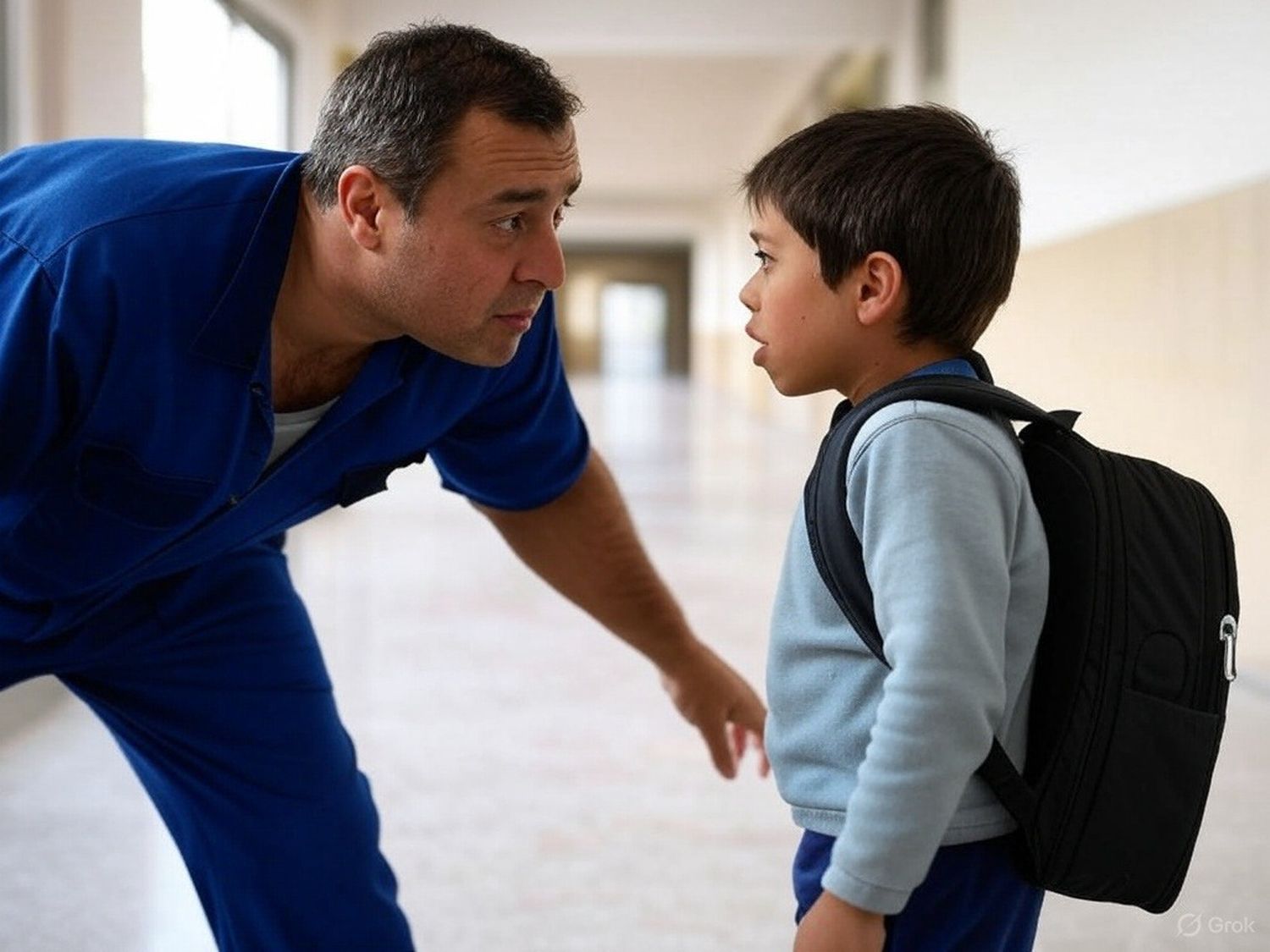 Ordenanza realizó la maniobra de Heimlich y le salvó la vida a un alumno de 7 años