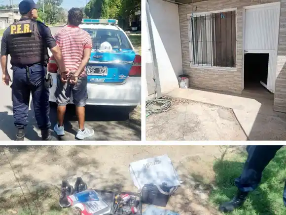 Detienen a un hombre por robo cuando quiso darse a la fuga