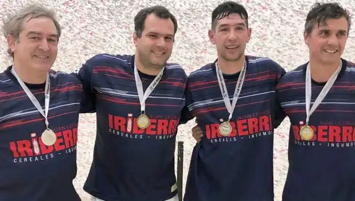 Centro Vasco dominó el Provincial de pelota paleta