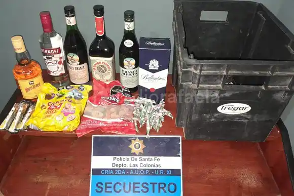 Sin provisiones para el fin de semana largo: la policía recuperó mercadería robada por tres adolescentes