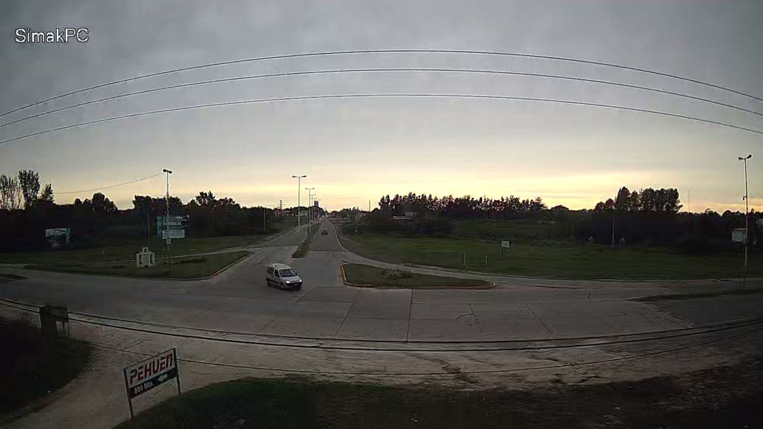 El cielo en San Pedro este sábado, pasadas las 08.30