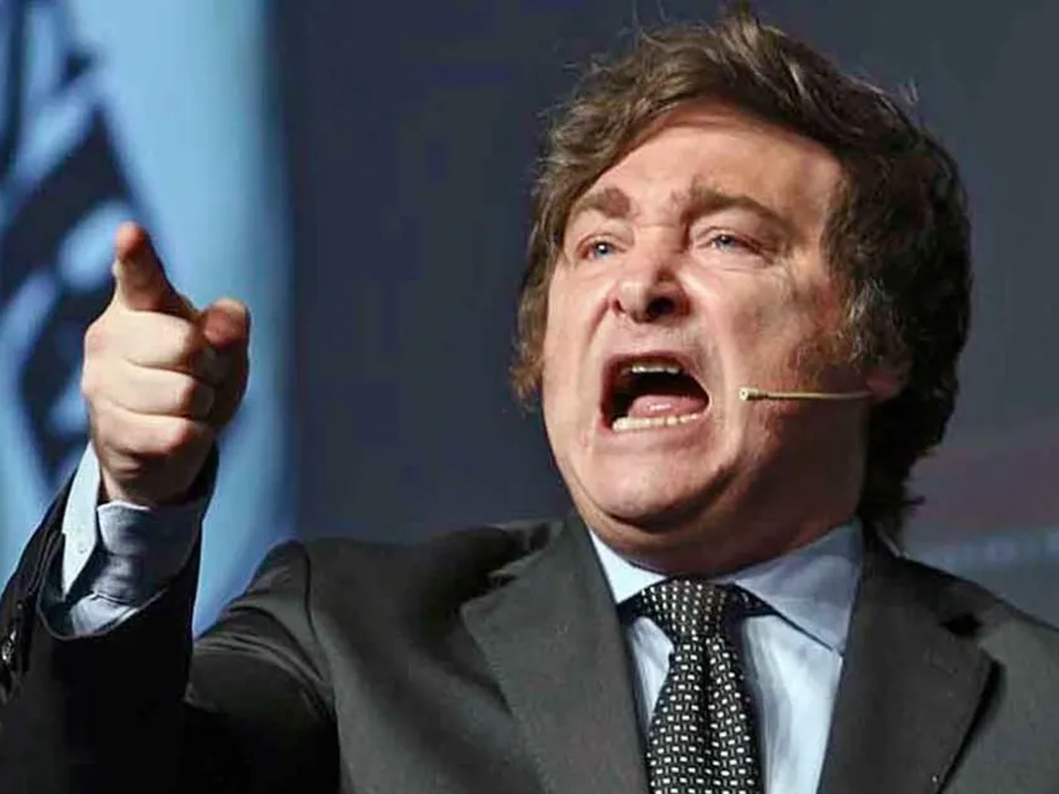 Enojo. Javier Milei contra parte del periodismo.