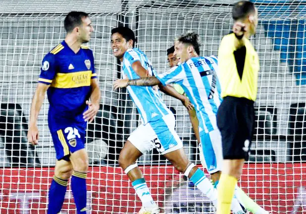 Racing le ganó 1 a 0 a Boca en la ida