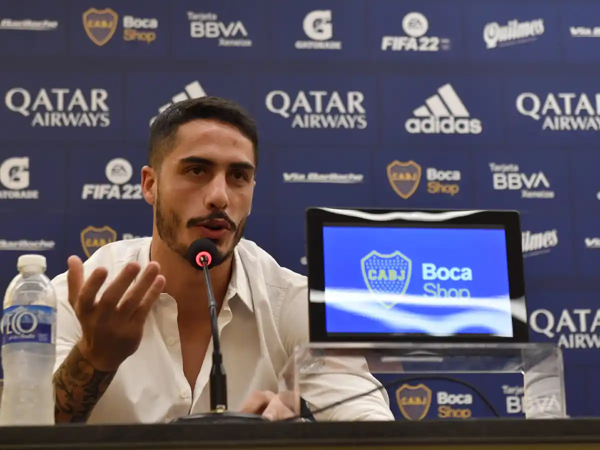 Figal se sumó a Boca: “Cuando se dio la posibilidad, no lo dudé”