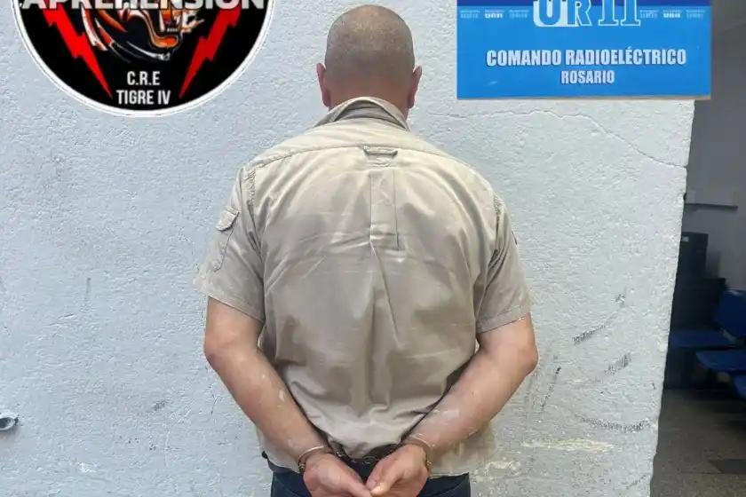 Detenido en zona norte.