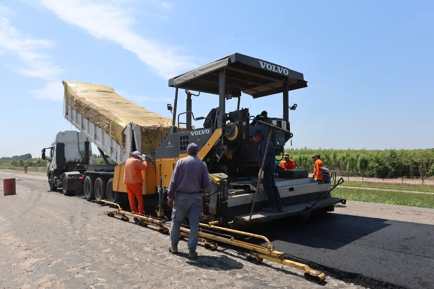 repavimentación ruta 1001 iarsa nuevo pavimento obra