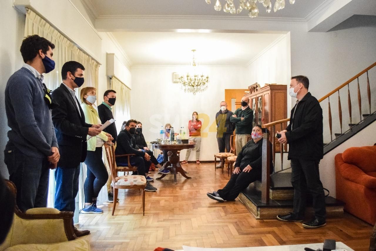 El senador Enrico acompañó el nacimiento de dos nuevas instituciones en Rufino